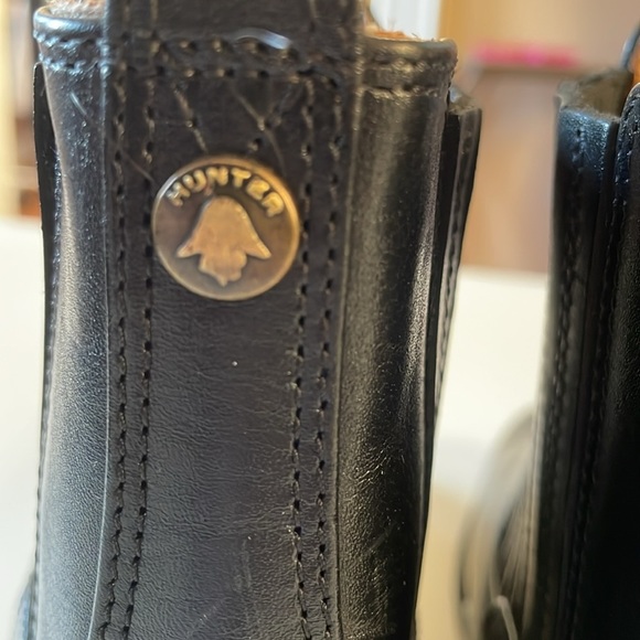 Hunter Black Wellesley Water Resistant Leather Jodhpur Boots - Picture 4 of 8